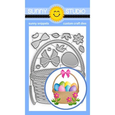 Sunny Studios Craft Dies - Wicker Basket